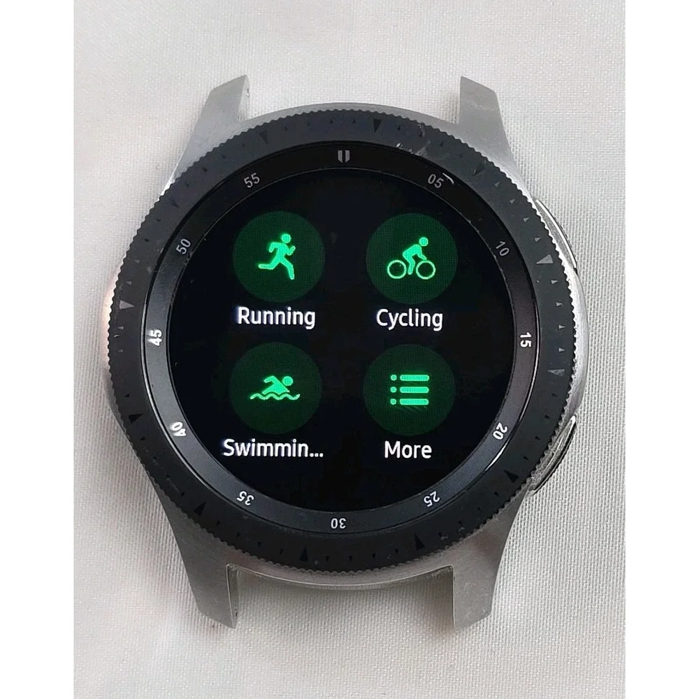 Samsung Galaxy Watch SM-R800 Smartwatch 46mm Stainless Steel - Black No Band